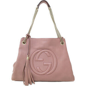 Gucci Soho Chain Tote pebbled leather Shoulder Bag